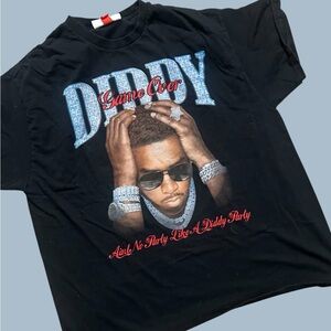 GAME CHANGER - DIDDY GAME OVER BLACK TEE